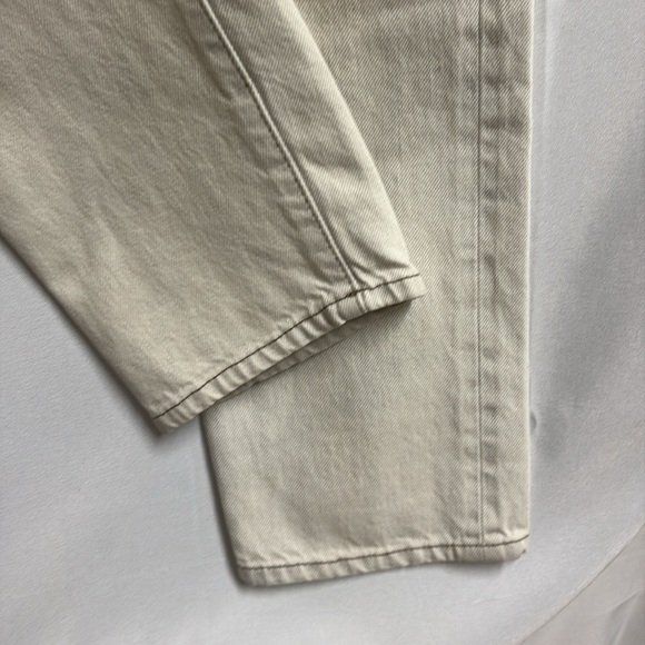 SAINT LAURENT Carrot Fit Denim Jeans Grey Off White Size 28 NWT - Picture 6 of 12